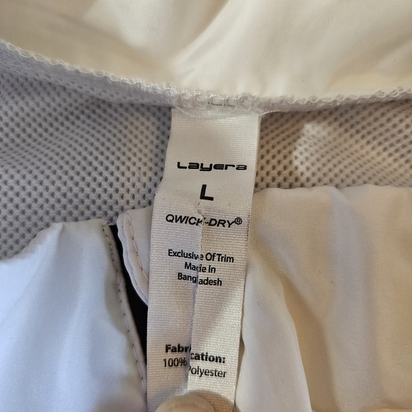 Layer8 Women's Lightweight Hooded Windbreaker White Size Large - Picture 8 of 11